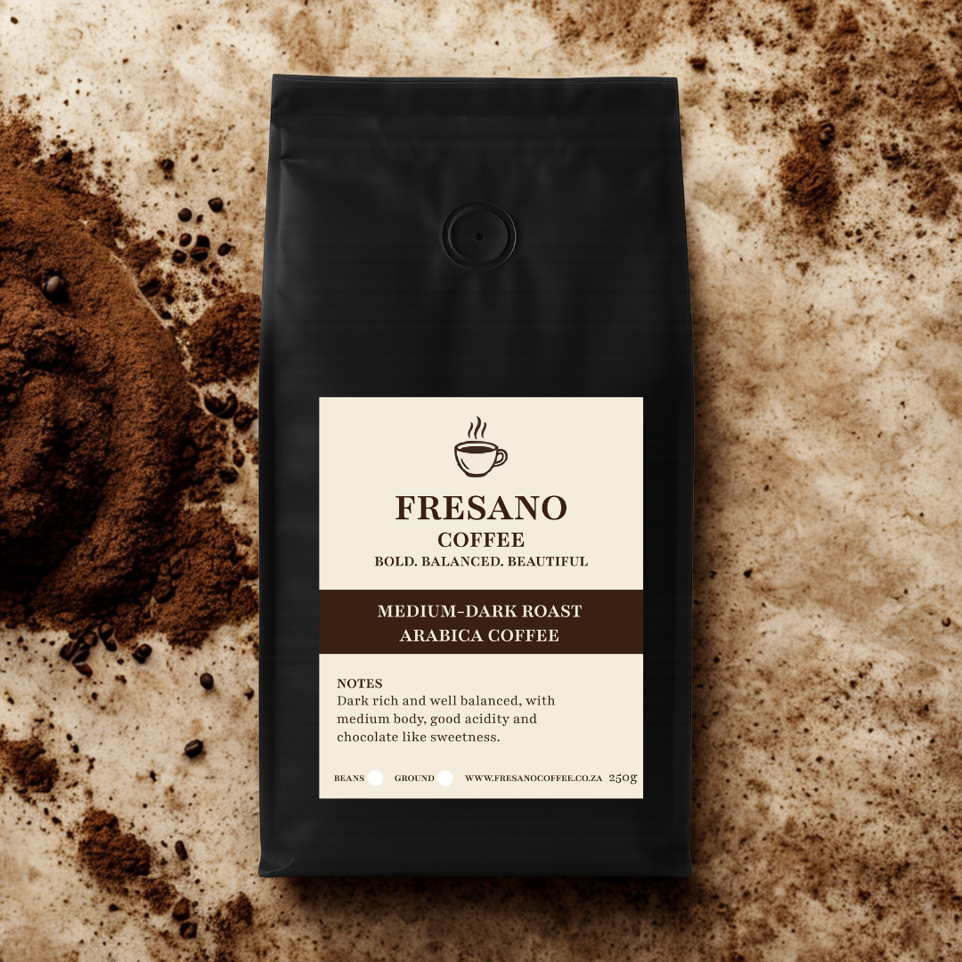 Arabica Medium-Dark Roast Coffee 250g Grounded