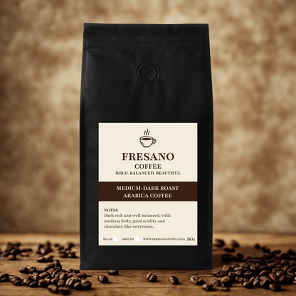 Arabica Medium-Dark Roast Coffee 1KG Beans