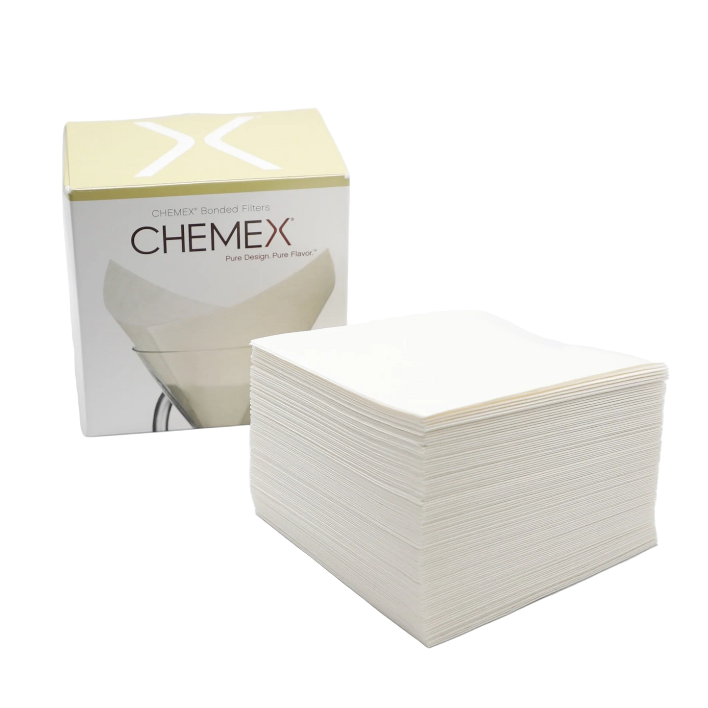 Chemex 6 and 8 Cup Filters Pre-formed Squares