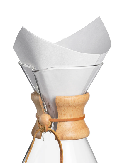 Chemex 6 and 8 Cup Filters Pre-formed Squares